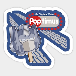 Poptimus Prime Sticker